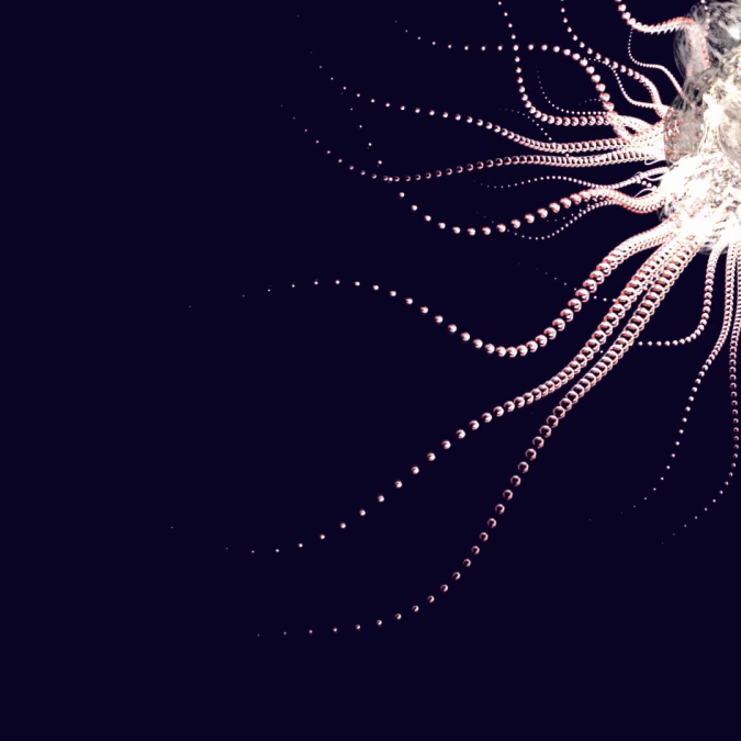 glowing octopus still